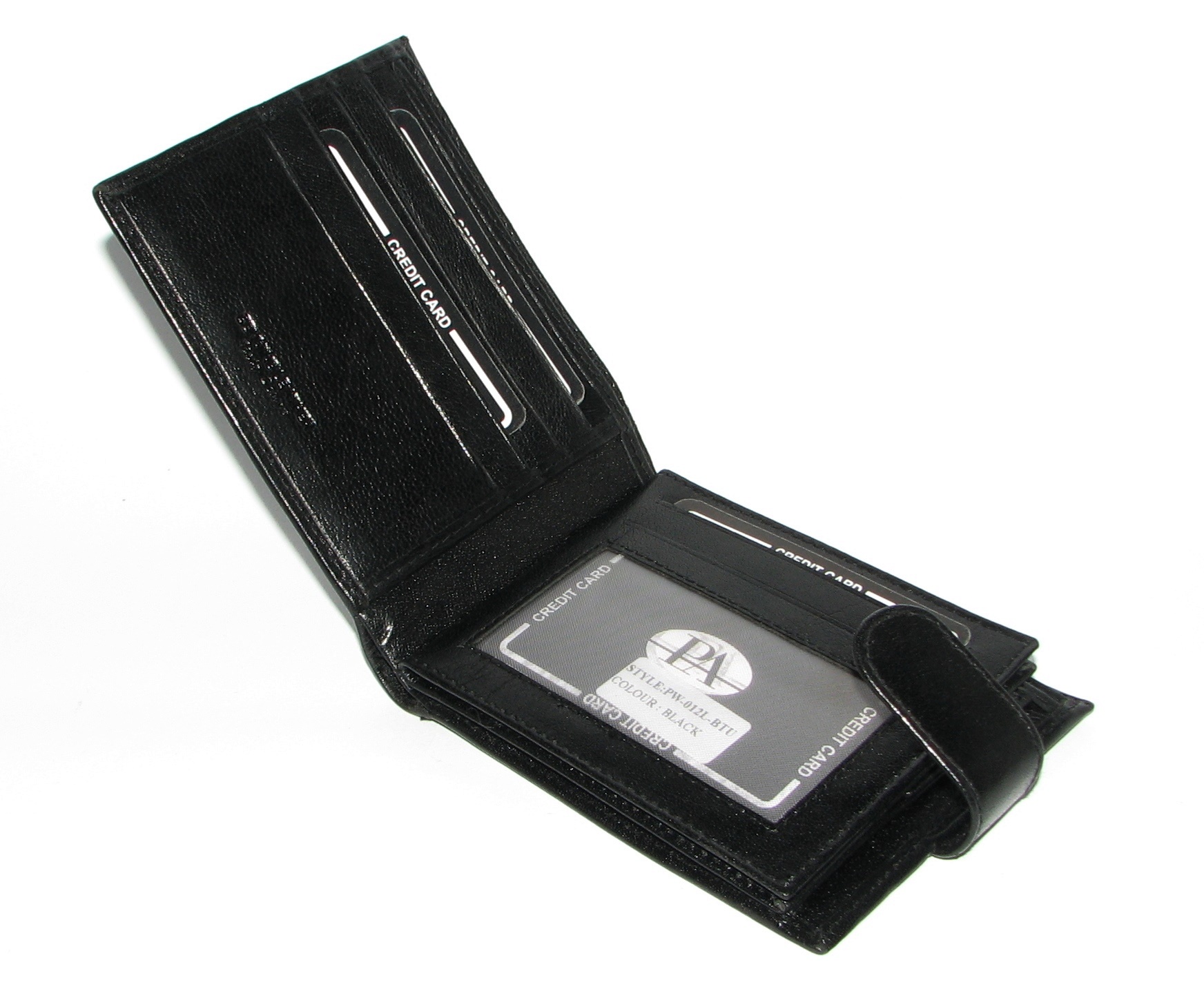 Кошелек мужской Pierre Andreus PW-012L-BTU BLACK Кошелек мужской Pierre Andreus PW-012L-BTU BLACK